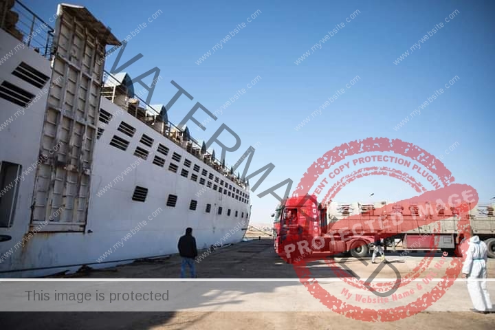 ميناء الطور يستقبل ثاني سفينة تجارية قادمة من الصومال