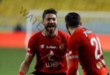 ياسر إبراهيم يحرز هدف التعادل للأهلي في شباك الزمالك