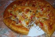 البيتزا ... مقدم من الشيف : دعاء الجيلانى