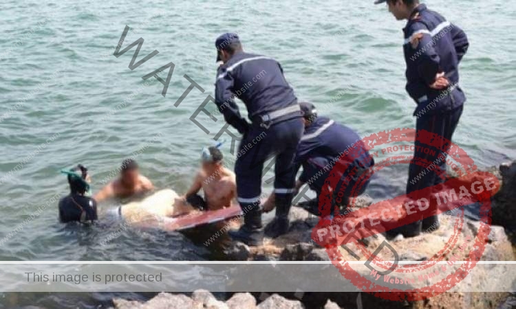 انتشال جثة غريق في الإسكندرية عقب نزوله لمياه الشاطئ بالهانوفيل
