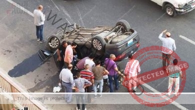 إصابة 6 من أسرة واحدة في انقلاب سيارة بالطريق الصحراوي ببني سويف