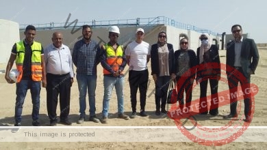 وفد من وزارة التنمية المحلية يتفقد المشروعات القومية بمدينة الزينية شمال الأقصر