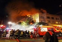 إصابة 35 شخصا بحريق فندق قيد الإنشاء بالغردقة 