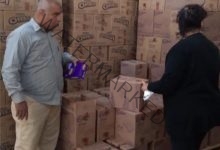 ضبط مواد غذائية منتهية الصلاحية بقرية المدامود فى شمال الاقصر