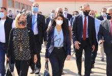 رانيا المشاط والسفير الأمريكي يتفقدون محطة معالجة مياه روض الفرج