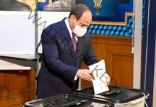 "الرئيس السيسي" يصل للإدلاء بصوته في الانتخابات البرلمانية