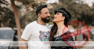 عبير صبري وزوجها في جلسة تصوير مختلفة و رومانسية بـ الصور