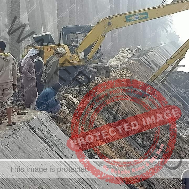 وزارة الرى توضح سبب سقوط أجزاء من أعمال تبطين ترعة البرمبل بالجيزة