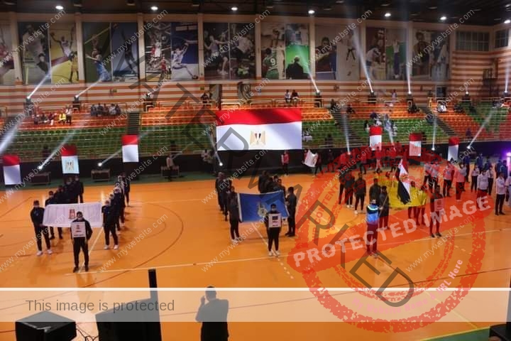 أشرف صبحي يشهد الافتتاح الرسمي لأولمبياد المحافظات الحدودية
