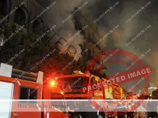 إندلاع حريق بسوق الحي العاشر بـ مدينة نصر 