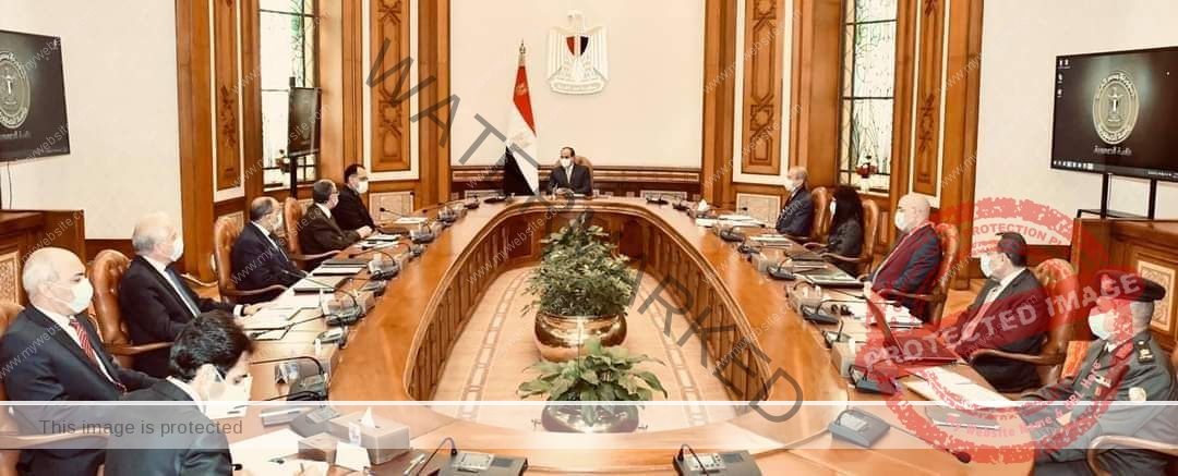 الرئيس يطلع علي الضوابط والأشتراطات الجديدة لمنظومة  البناء في مصر