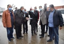 محافظ بورسعيد يتفقد اعمال تطوير محيط منفذ النصر الجمركي المطور