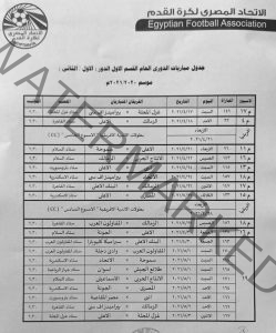 الاتحاد المصري يعلن عن مواعيد 7 جولات للدوري