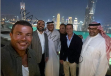 عمرو دياب فى أحدث ظهور من كواليس إعلانه الجديد بـ الإمارات