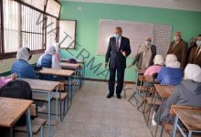 الهجان يتفقد لجان الأمتحانات  بعدد من مدارس بمدينة بنها 