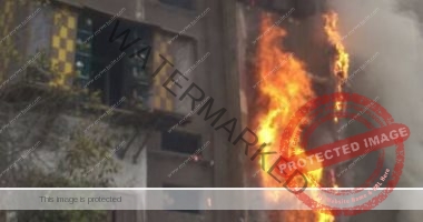 حريق برج سكني بكفر الشيخ وإصابة 4 أشخاص بحروق 