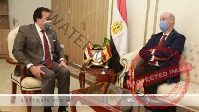 وزير التعليم العالي يستقبل السفير الإسباني بالقاهرة
