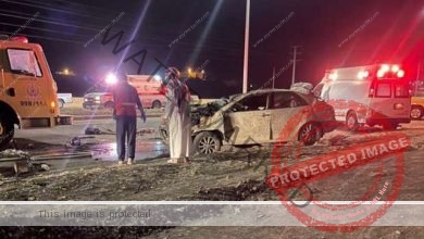 مصرع 3 أشخاص أثر حادث إنقلاب سيارة بـ الباحة غرب السعودية