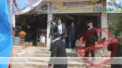 جهاز السادات : غلق وتشميع 8 محال و 5 بدرومات مخالفة بالمدينة