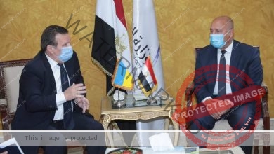 وزير النقل يستقبل السفير الاوكراني اليوم بـ القاهرة