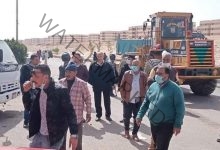 إزالة الإشغالات والتعديات بمنطقة إسكان دهشور بمدينة حدائق أكتوبر