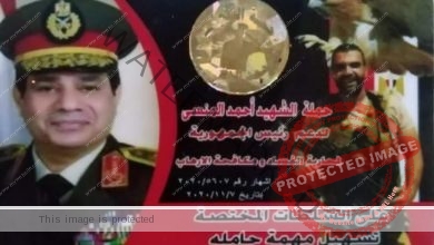 حمله الشهيد احمد المنسى لدعم رئيس الجمهورية ومحاربة الفساد والارهاب 