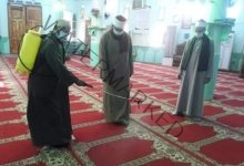 الأوقاف تواصل حملتها لنظافة وتعقيم المساجد في جميع المديريات
