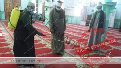 الأوقاف تواصل حملتها لنظافة وتعقيم المساجد في جميع المديريات