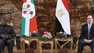 رئيس بروندي لـ السيسي: الدور المصرى هام ومحوري في أفريقيا