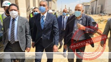 علاء الدين فؤاد في زيارة لمقر الوزارة الجديد بالعاصمة الإدارية