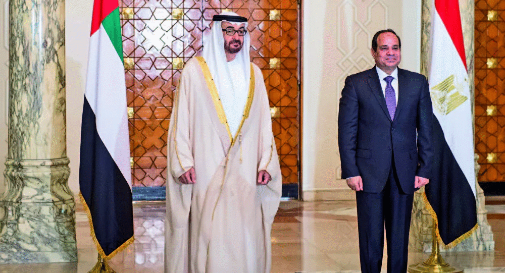 لقاء الرئيس السيسي مع الشيخ محمد بن زايد ولى عهد أبو ظبي