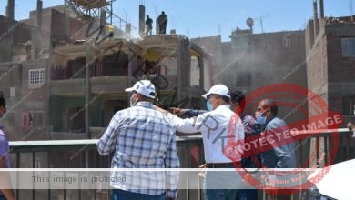 الهجان يتابع أعمال إزالة المباني المتعارضة مع الطريق الدائري