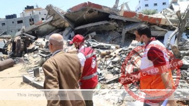 الهلال الأحمر المصري يزور قطاع غزة ويدعم الهلال الأحمر الفلسطيني