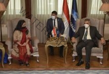 ربيع يلتقي وفداً دبلوماسياً برئاسة القنصل الهندي في مصر