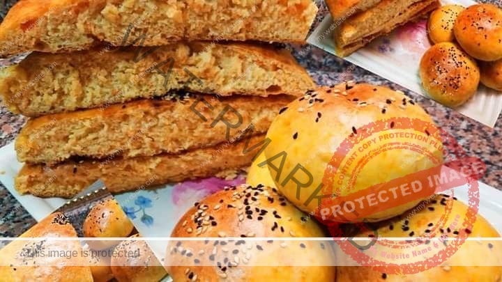 خبز البرجر ... مقدم من الشيف : سهام الشرنوبي