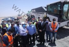 وزير النقل يتفقد محور قوص على النيل استعداداً لإفتتاحه الرسمي