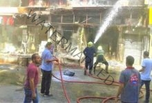 إندلاع حريق بـ مطعم شهير في أبو قرقاص بـ المنيا