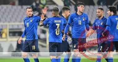 "مانشيني" يعلن عن تشكيل ايطاليا في مواجهة ويلز وبيلوتي يقود الهجوم في "يورو 2020"