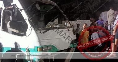 الداخلية تضبط سائقي الأتوبيسين المتسببين في حادث التصادم مع قطار بضائع حلوان.