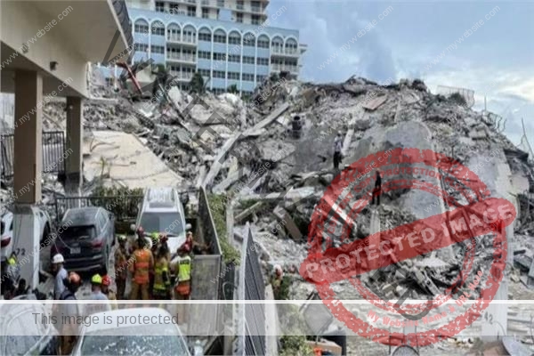 تزايد ارتفاع حصيلة ضحايا انهيار مبنى ميامي إلى 12 قتيلاً بـ الولايات المتحدة