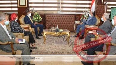 شعراوي يستقبل مدير برنامج الأغذية العالمي في نهاية فترة عمله بالقاهرة
