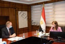 السعيد تلتقي بـ سفير الاتحاد الأوروبي في مصر لبحث سبل تعزيز العلاقات الثنائية
