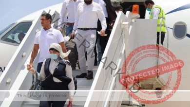 وصول أول طائرة لشركة مصر للطيران إلى مطار برنيس الدولي