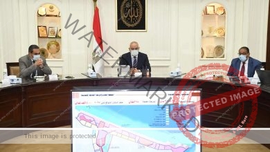 الجزار يتابع الموقف التنفيذى لمشروعات المرحلة العاجلة بمدينة رشيد الجديدة