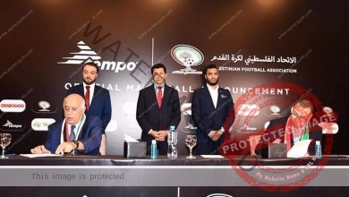 صبحي يشهد توقيع بروتوكول التعاون بين الاتحاد الفلسطيني وشركة"نوفا فيرا"لـ كرة القدم