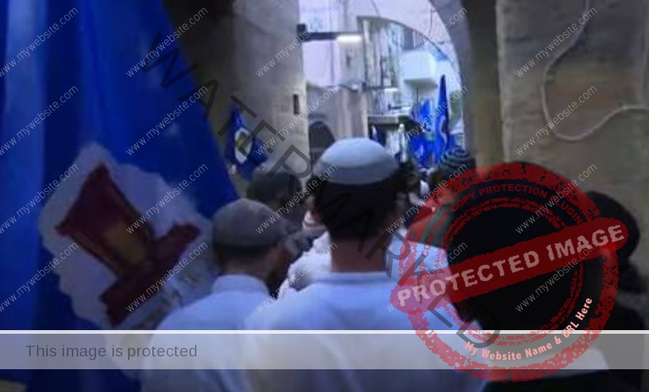مئات المصلين يطفون حول جبل الزيتون في القدس