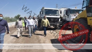 سعد: يتفقد أعمال استكمال رصف طريق أسيوط ساحل سليم