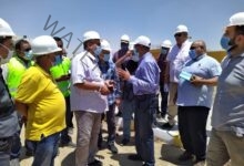 نائب وزير الإسكان يتفقد مشروعات مياه الشرب والصرف الصحى بمدينة بنى سويف الجديدة