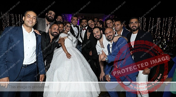 حفل زفاف الفنان حسن عيد ومريم التونسية بحضور عدد من الفنانين