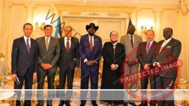 رئيس جنوب السودان يستقبل وزيرى الصناعة والتموين واعضاء الوفد المصرى بالعاصمة جوبا